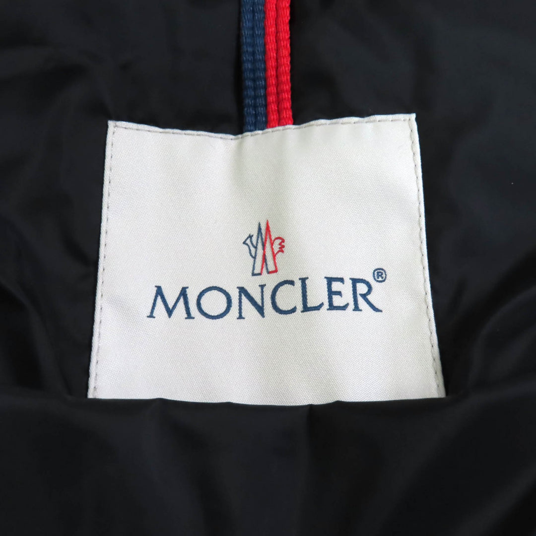 Great MONCLER Down jacket TANGUY Logo patch and hooded design black Nylon mens 0