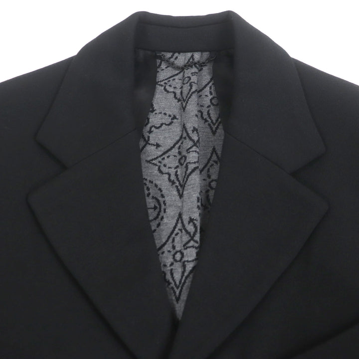 Excellent LOUIS VUITTON×NBA tailored jacket black wool mens 46