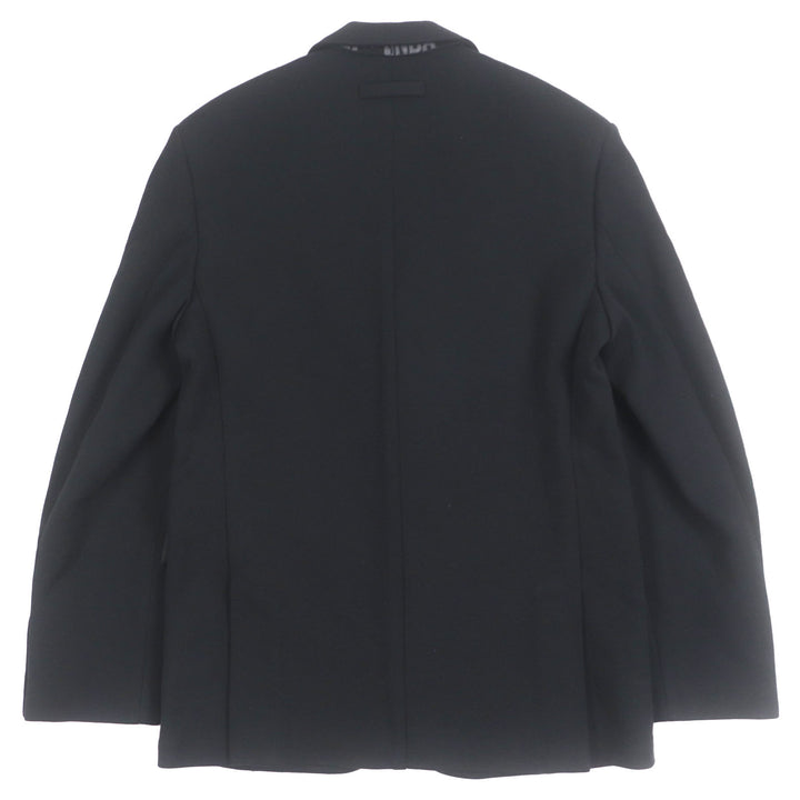 Excellent LOUIS VUITTON×NBA tailored jacket black wool mens 46