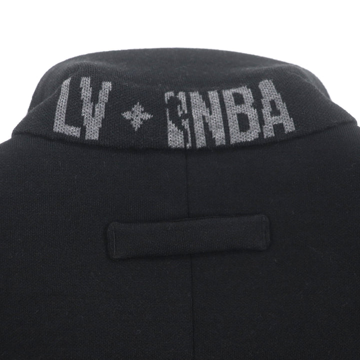 Excellent LOUIS VUITTON×NBA tailored jacket black wool mens 46