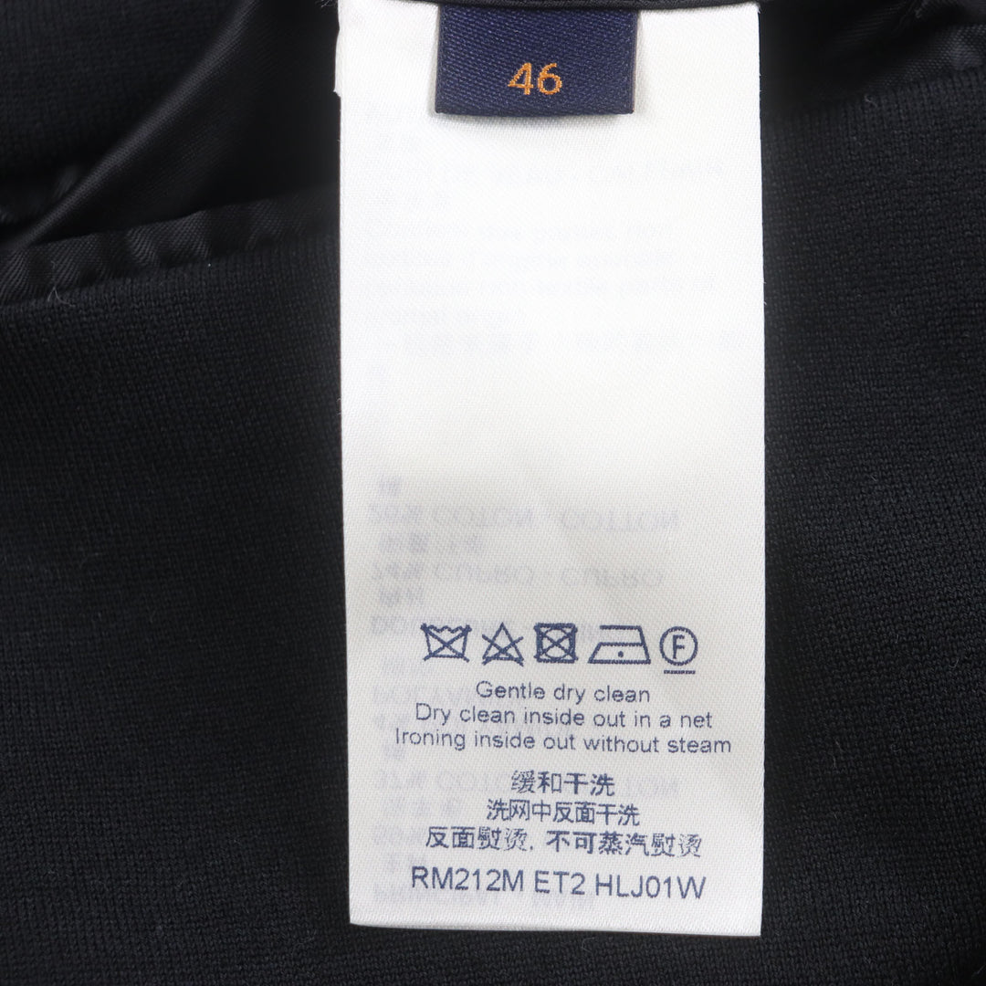 Excellent LOUIS VUITTON×NBA tailored jacket black wool mens 46