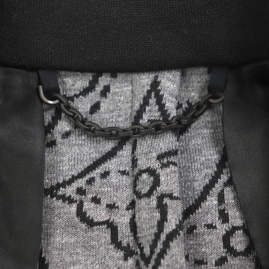 Excellent LOUIS VUITTON×NBA tailored jacket black wool mens 46