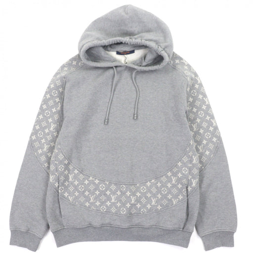 Great LOUIS VUITTON hoodie gray cotton mens L