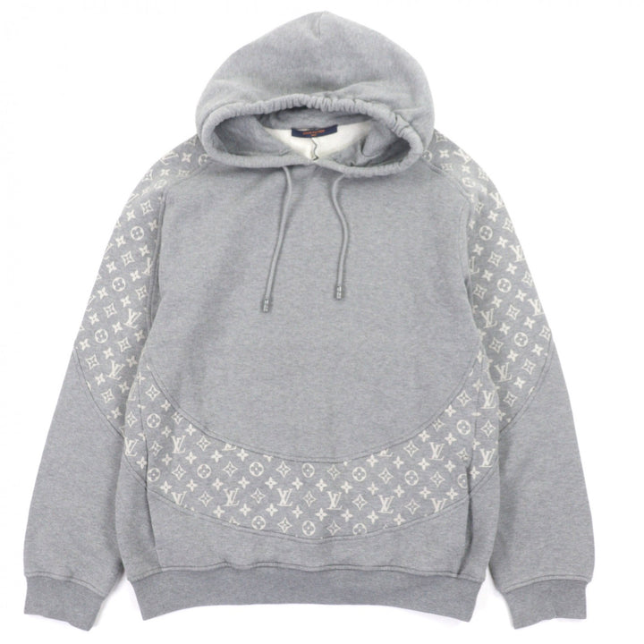 Great LOUIS VUITTON hoodie gray cotton mens L