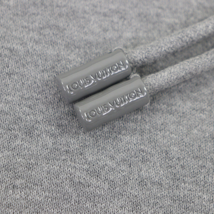 Great LOUIS VUITTON hoodie gray cotton mens L
