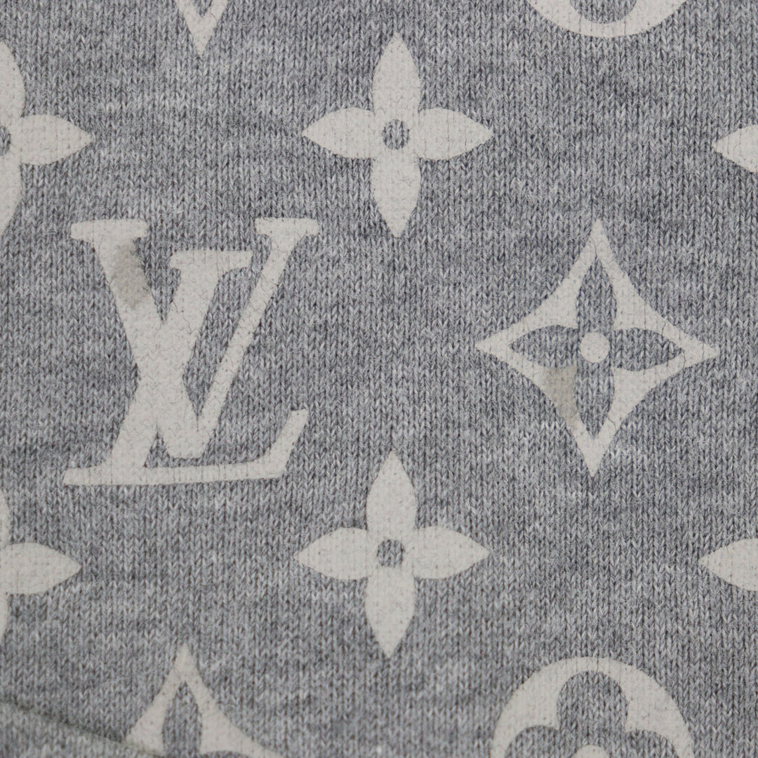 Great LOUIS VUITTON hoodie gray cotton mens L