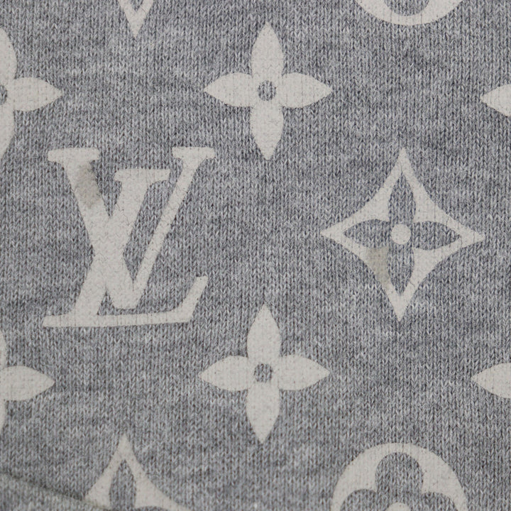 Great LOUIS VUITTON hoodie gray cotton mens L