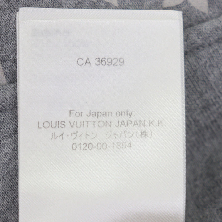 Great LOUIS VUITTON hoodie gray cotton mens L