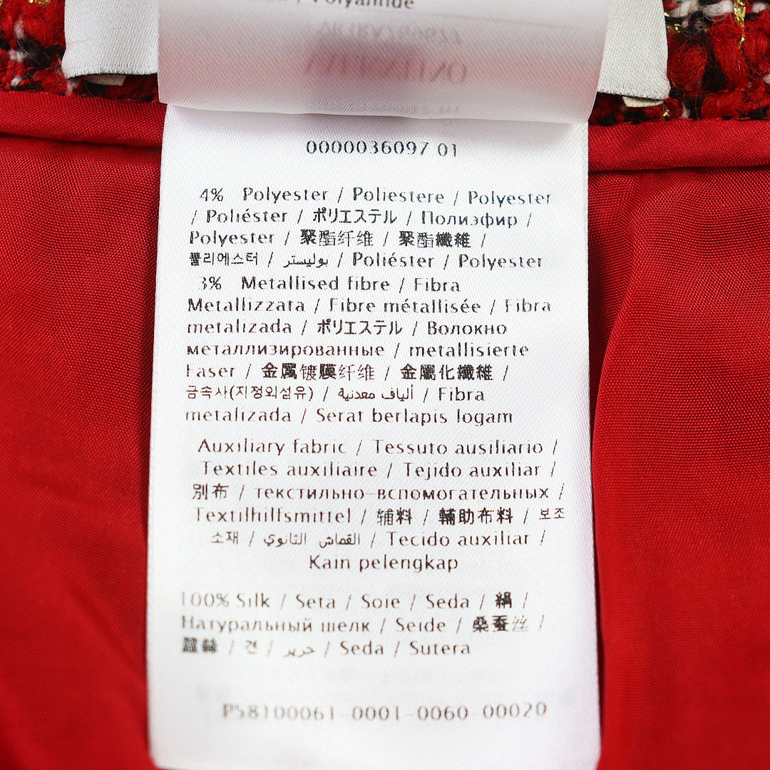 素晴らしいVALENTINOショートパンツ レッドウール レディース 38 VB3RA769677