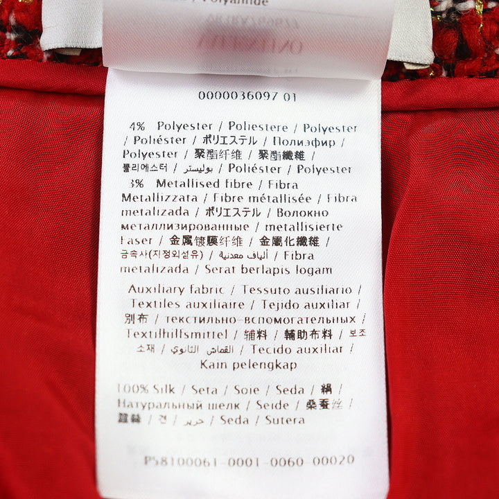 素晴らしいVALENTINOショートパンツ レッドウール レディース 38 VB3RA769677