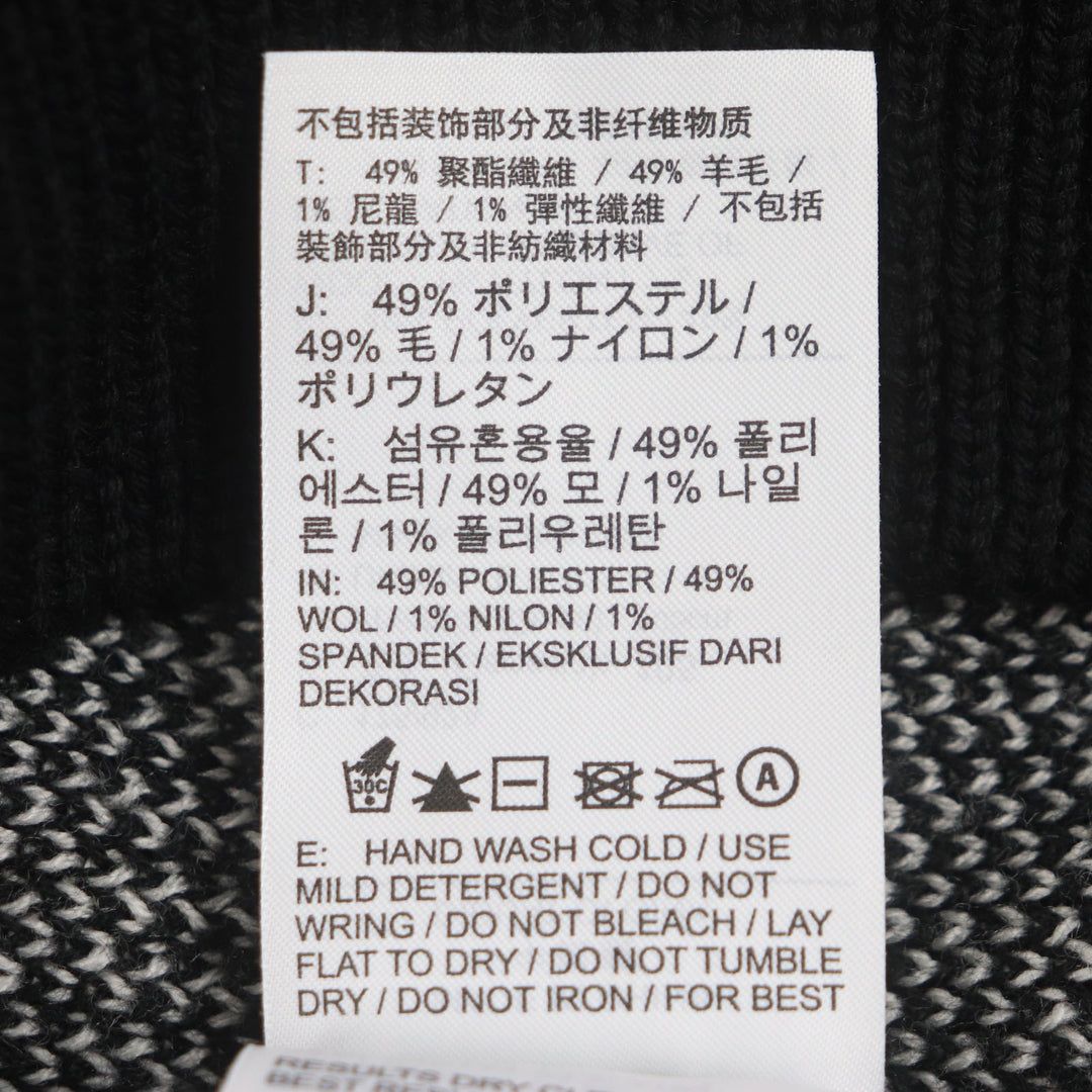 Excellent Supreme NIKE Best Sweater Vest black polyester mens L HF9638-010