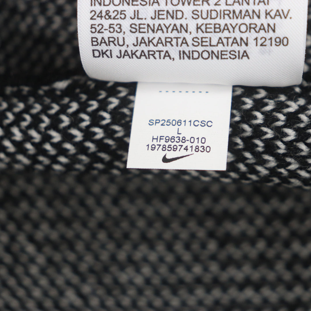 Excellent Supreme NIKE Best Sweater Vest black polyester mens L HF9638-010