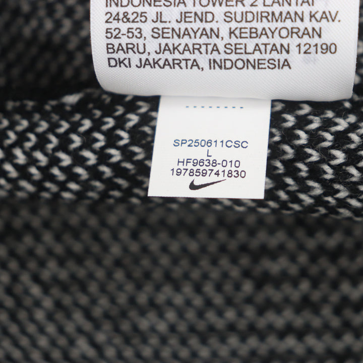 Excellent Supreme NIKE Best Sweater Vest black polyester mens L HF9638-010