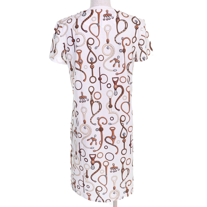 Pristine HERMES one piece Panoply du Cuir cotton Women 36 4E4527DN