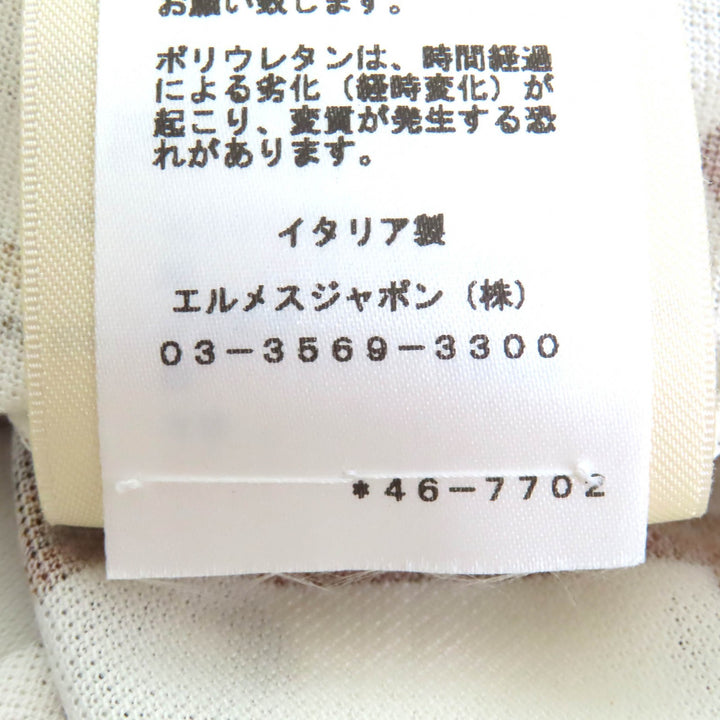 新品 HERMES ワンピース パノプリ・デュ・キュイール コットン レディース 36 4E4527DN
