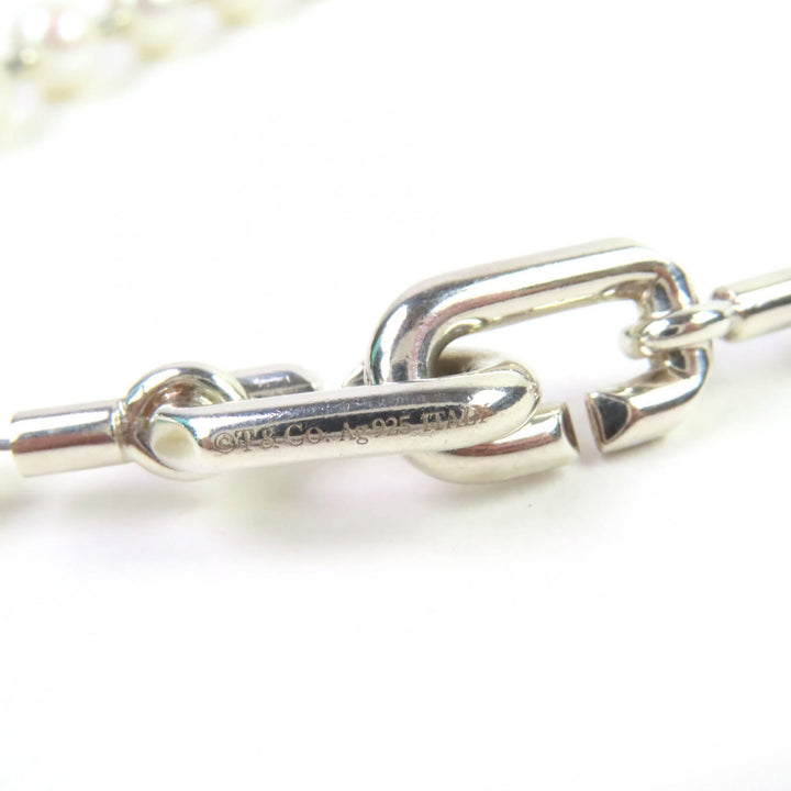TIFFANY&Co. bracelet Medium Pearl Rock Bracelet Silver AG925 Women