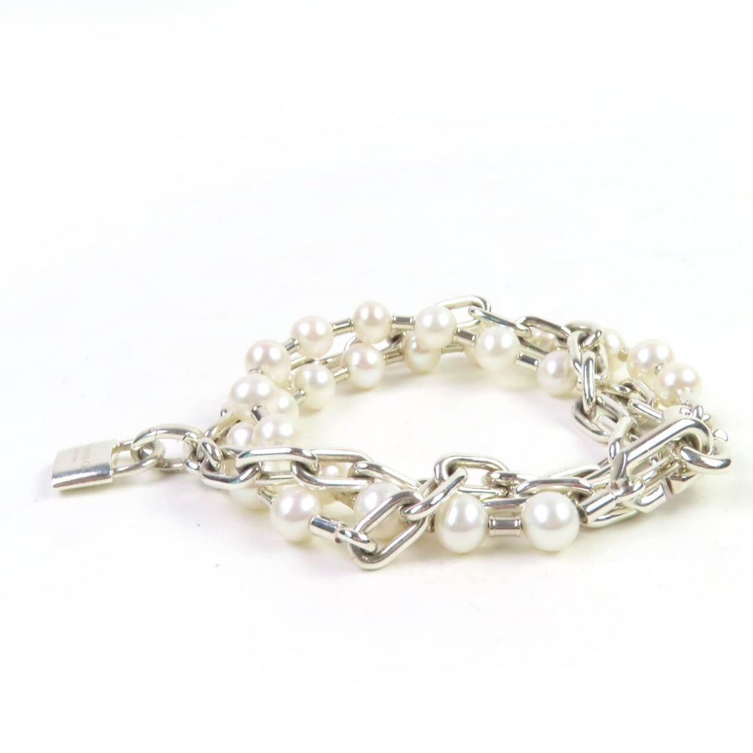 TIFFANY&Co. bracelet Medium Pearl Rock Bracelet Silver AG925 Women