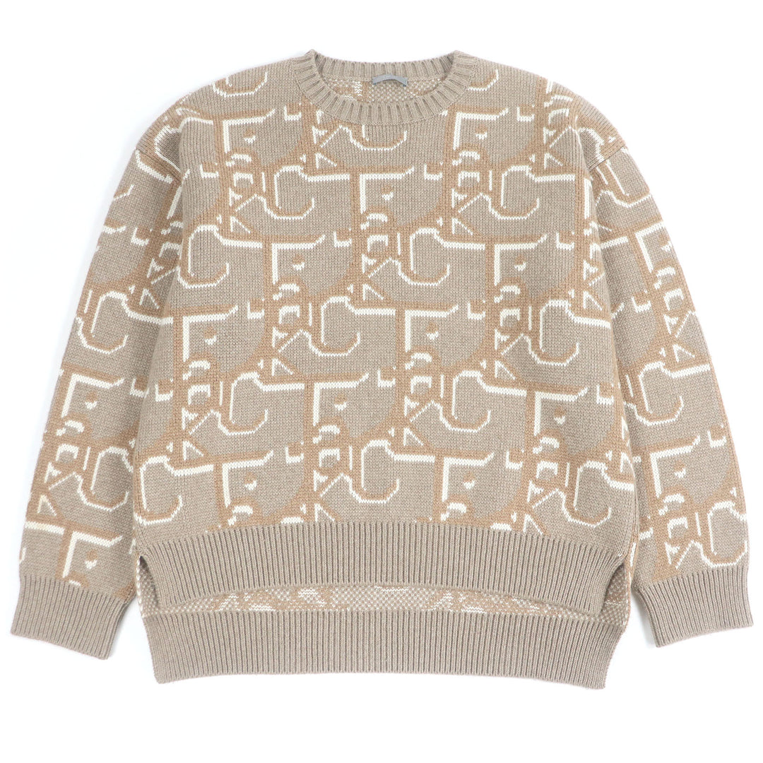 DIOR×Cactus Jack セーター トラヴィス・スコット オールオーバープリント オーバーサイズ M 283M663AT358 美品