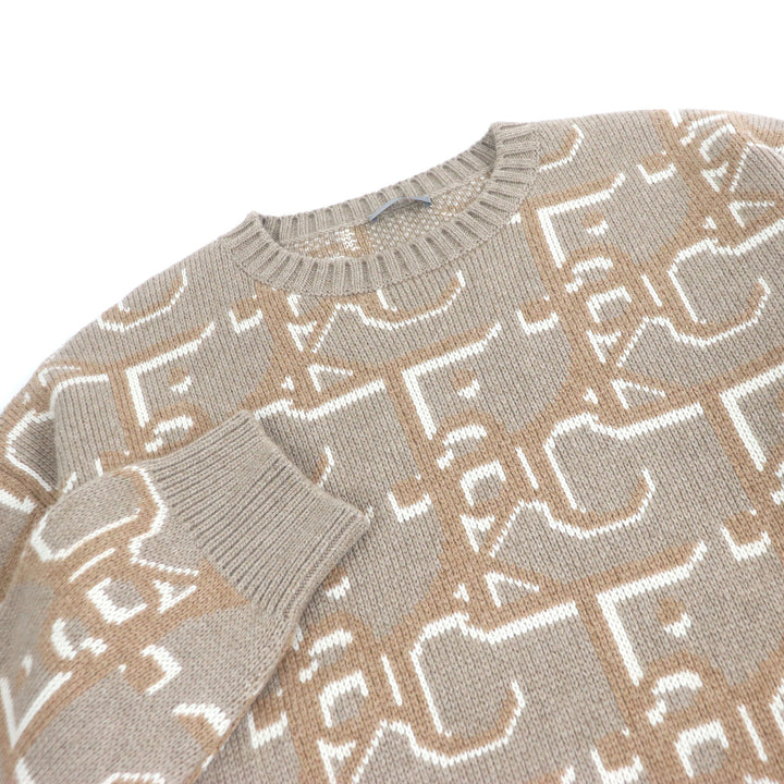 DIOR×Cactus Jack セーター トラヴィス・スコット オールオーバープリント オーバーサイズ M 283M663AT358 美品