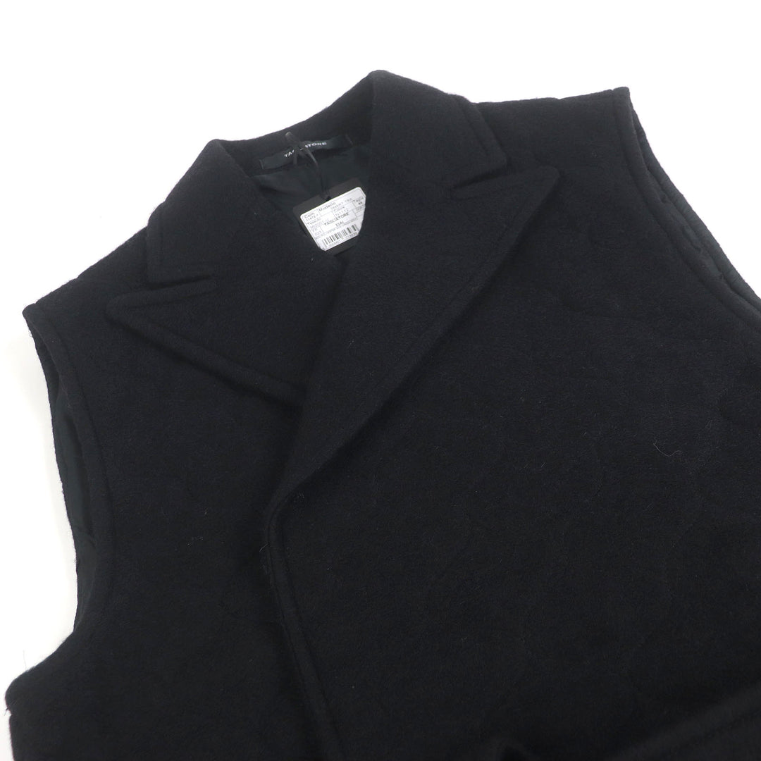 Pristine TAGLIATORE Best SMART Belted Quilting black polyester mens 46