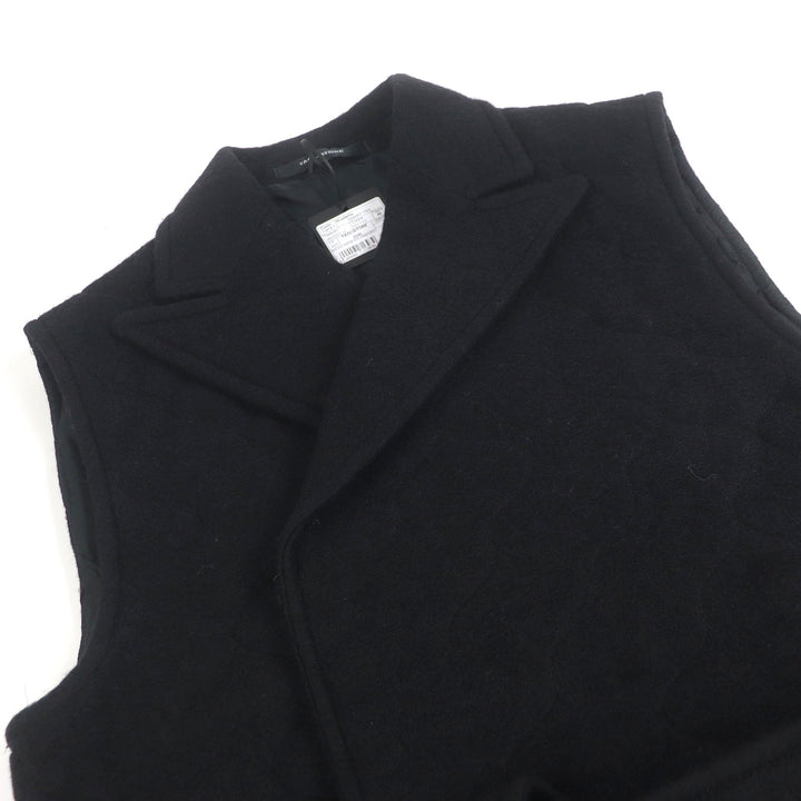 Pristine TAGLIATORE Best SMART Belted Quilting black polyester mens 46