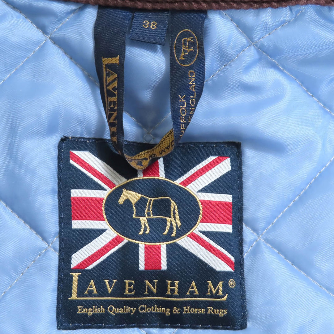 Excellent LAVENHAM Jacket Brown polyester Women 38 CO1O 2YA