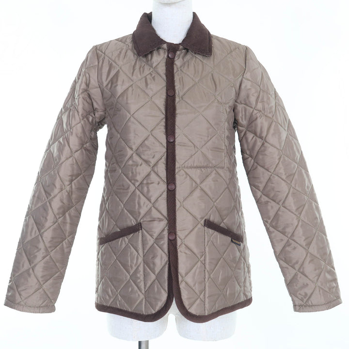 Excellent LAVENHAM Jacket Brown polyester Women 38 CO1O 2YA