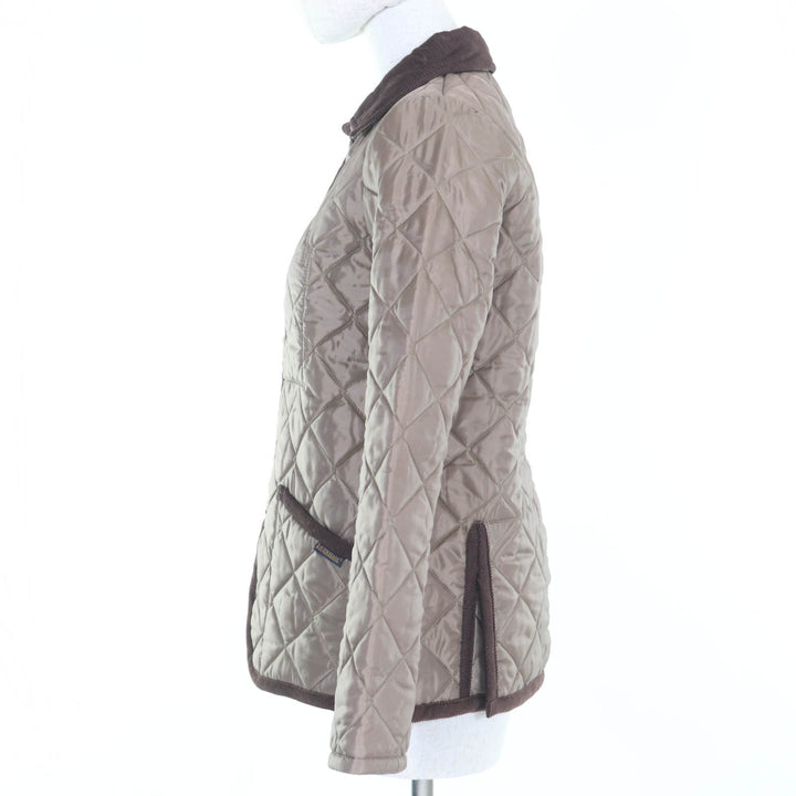 Excellent LAVENHAM Jacket Brown polyester Women 38 CO1O 2YA