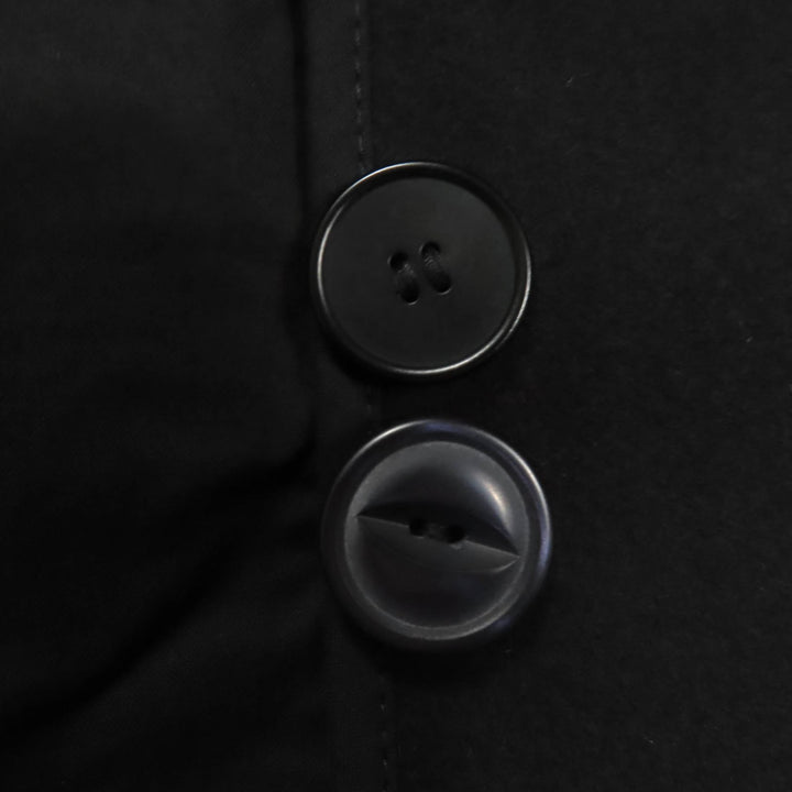 Excellent COACH coat Double-breasted with patch black wool Women 2 23152