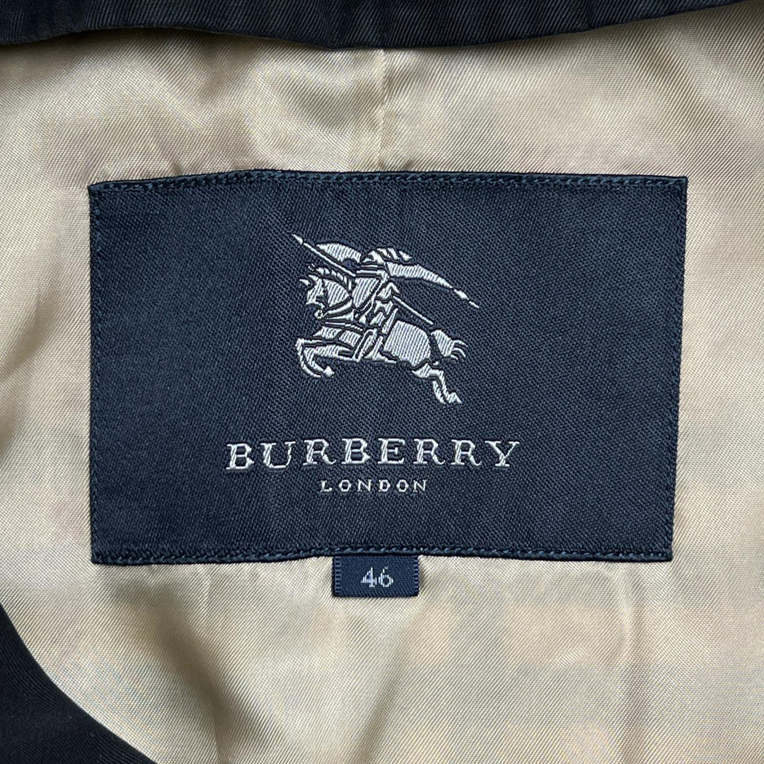 Very Good BURBERRY LONDON trench coat Nova check lining included black Women 46
