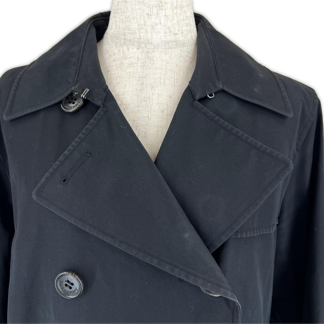 Very Good BURBERRY LONDON trench coat Nova check lining included black Women 46