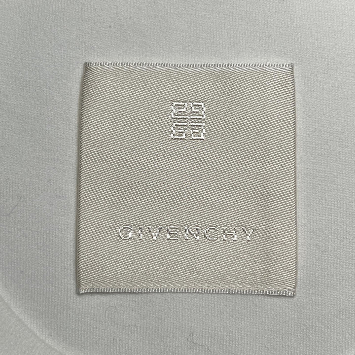 素晴らしい GIVENCHY 半袖Tシャツ クルーネック 花柄 ホワイト コットン レディース S BW70AS3YP7