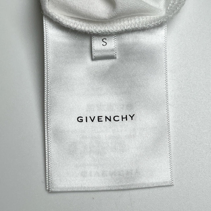 Excellent GIVENCHY Short sleeve T-shirt Floral white cotton Women S BW70AS3YP7