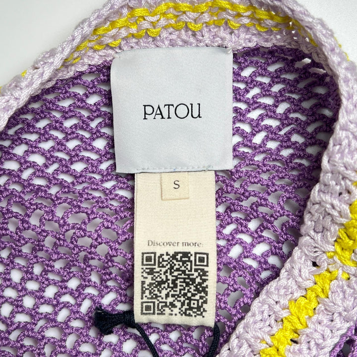 Pristine PATOU Best Handmade Crochet purple cotton Women S KN05180335035