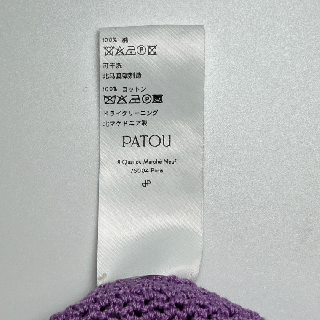 Pristine PATOU Best Handmade Crochet purple cotton Women S KN05180335035