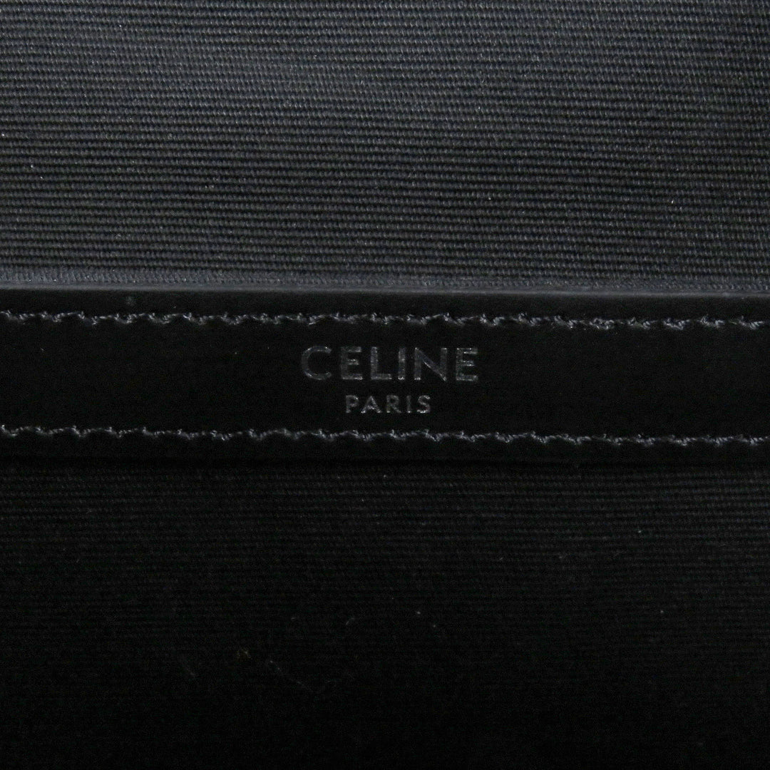 Excellent CELINE Backpack Daypack black Coated canvas mens 11181