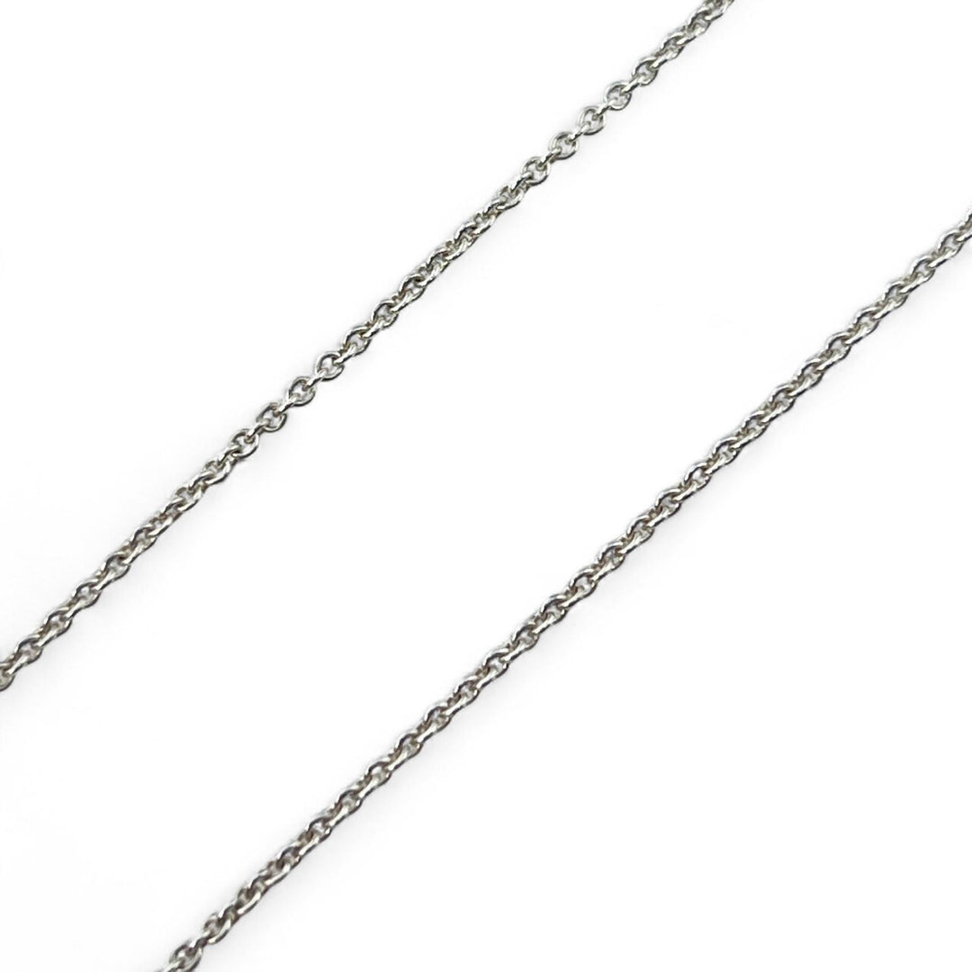 Great TIFFANY&Co. Necklace Double loop ring Silver SV925 Women