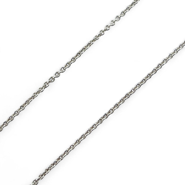 Great TIFFANY&Co. Necklace Double loop ring Silver SV925 Women