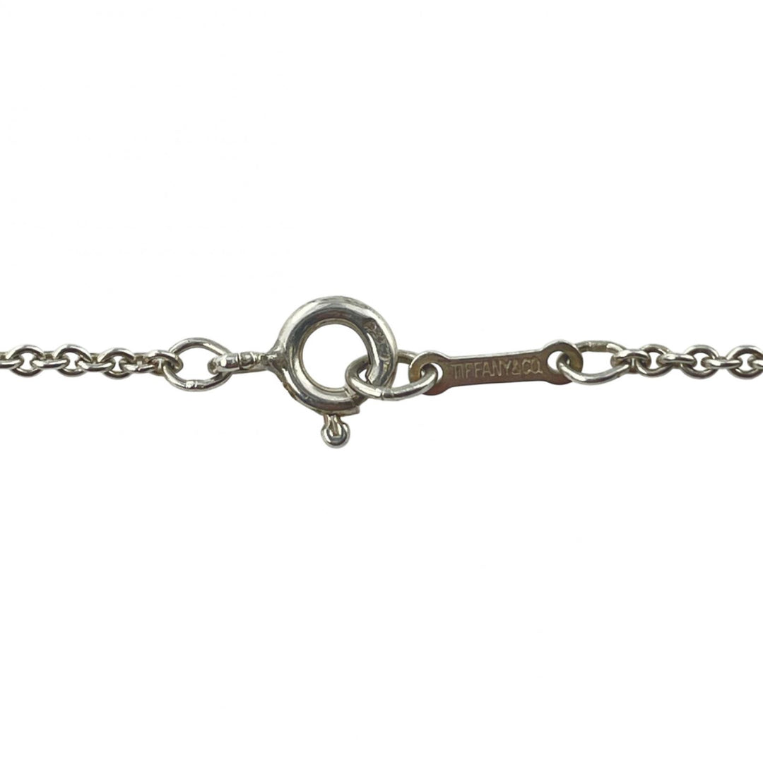 Great TIFFANY&Co. Necklace Double loop ring Silver SV925 Women
