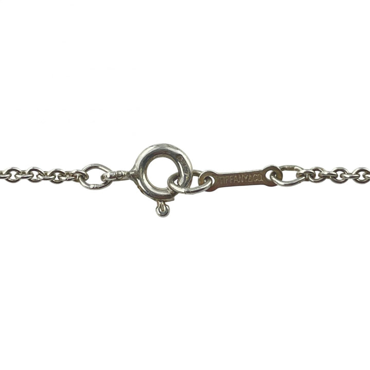 Great TIFFANY&Co. Necklace Double loop ring Silver SV925 Women