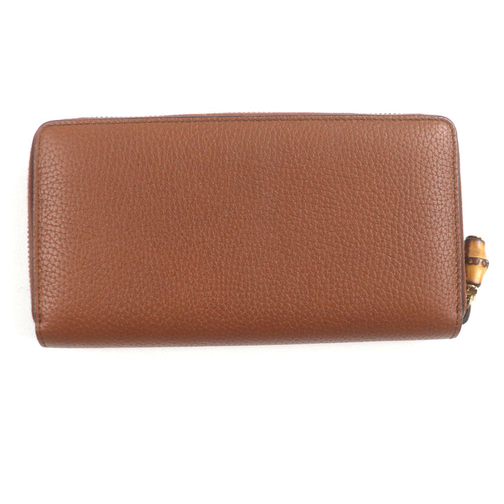 新品 GUCCI 財布 バンブー GGマーモント ブラウンレザー メンズ 739499