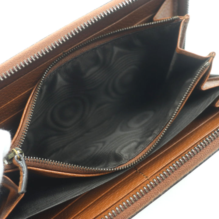 新品 GUCCI 財布 バンブー GGマーモント ブラウンレザー メンズ 739499