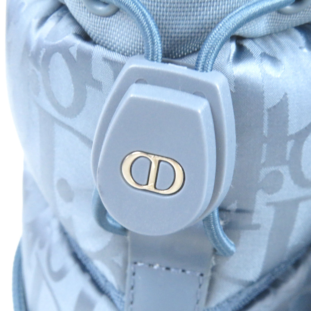 Pristine DIOR Peter Doig boots Oblique Light blue Nylon mens 40