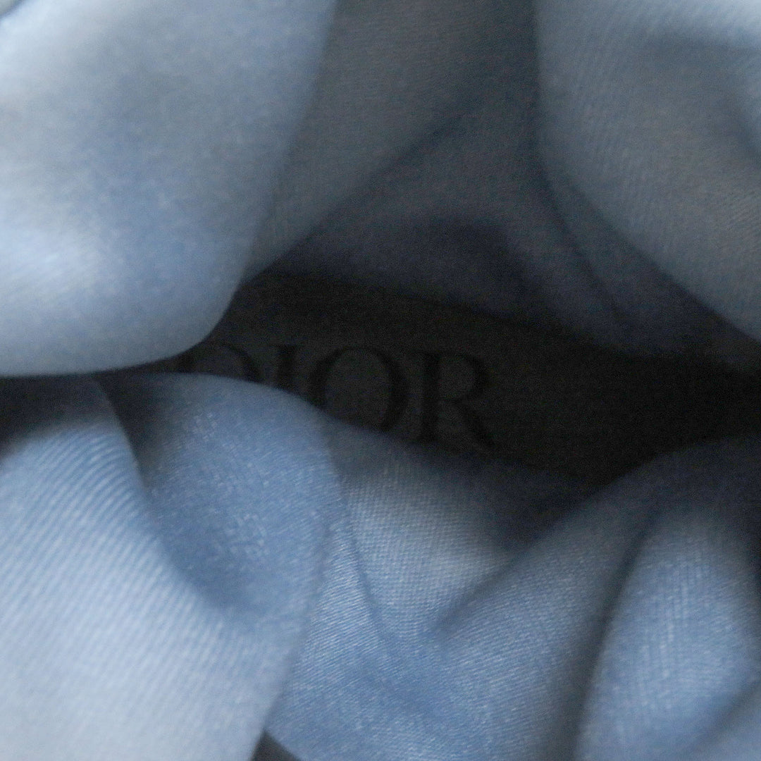 新品同様 DIOR Peter Doig ブーツ Oblique ライトブルー ナイロン メンズ 40