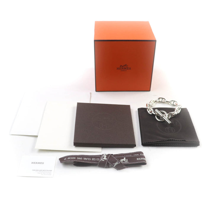 HERMES ブレスレット シェーヌダンクル MM 14コマ シルバー925 レディース