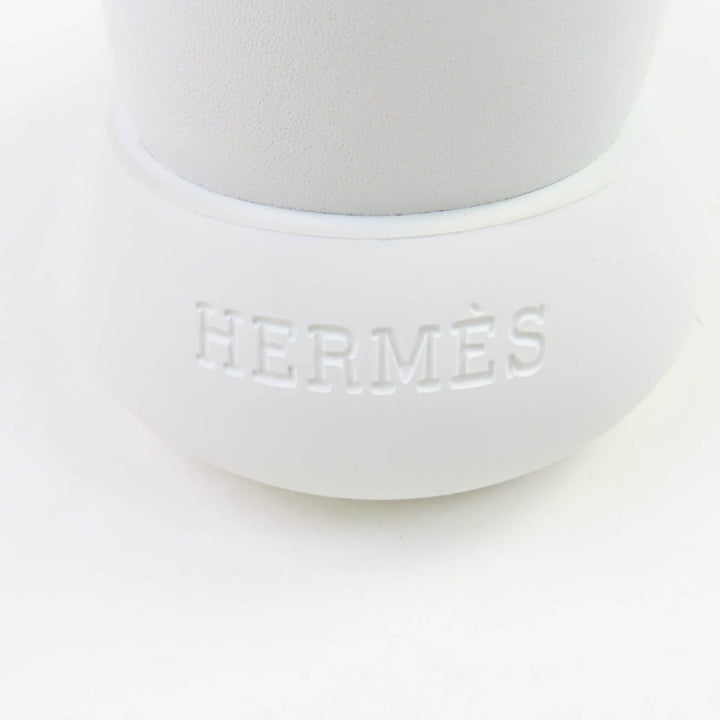 HERMES スニーカー デュエル ロゴデザイン レースアップ レザー インディゴ レディース 37