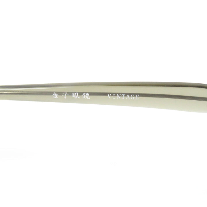Excellent 金子眼鏡 sunglasses Oval Gunmetal Clear Brown mens KVS-30