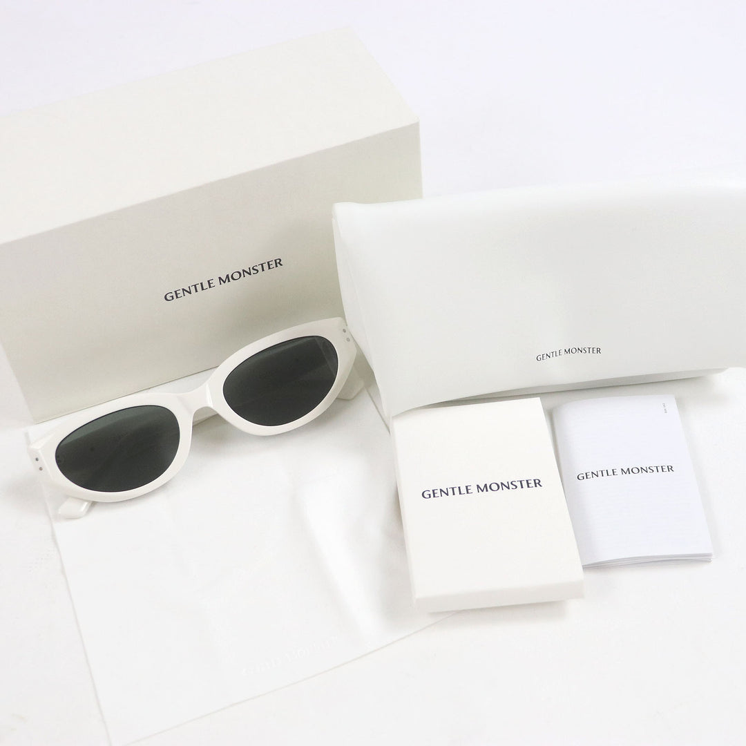 Excellent GENTLE MONSTER sunglasses ROCOCO Eyewear white mens