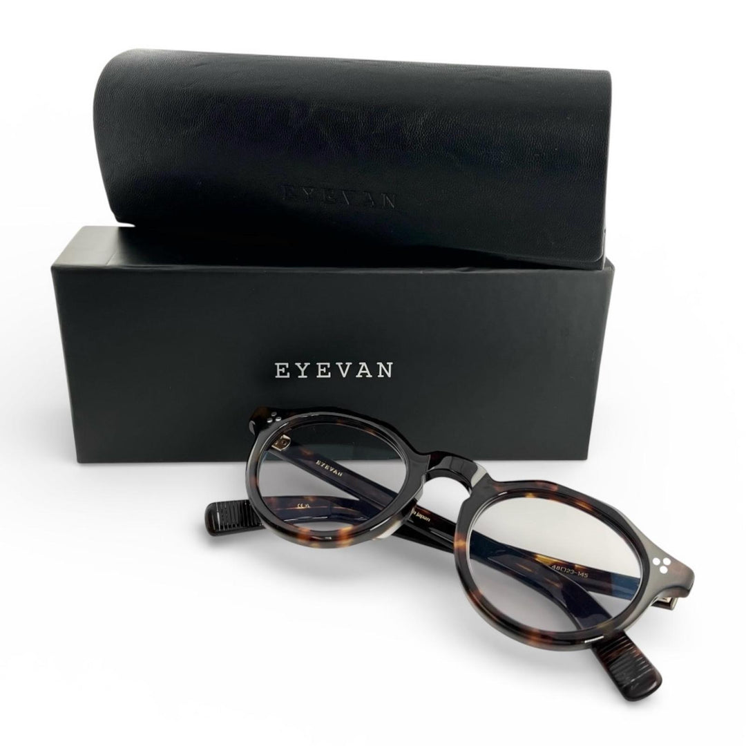 Excellent EYEVAN sunglasses MASON Tortoiseshell pattern eyewear glasses Brown