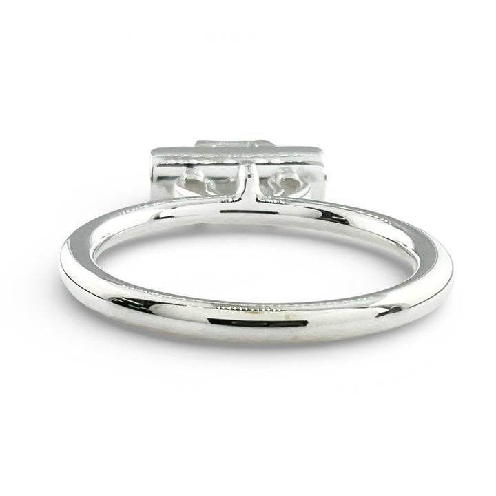 Excellent HERMES Ring Amulet Constance Silver AG925 Women 52